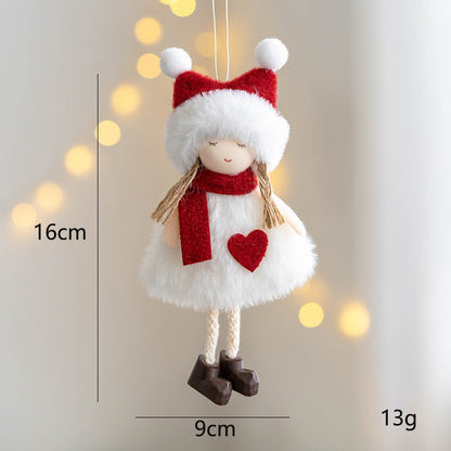 Cute Plush Reindeer Doll Christmas Tree Hanging