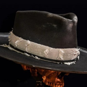 Vintage Wide Brim Wool Cowboy Hat Stylish Retro Autumn Winter Attire