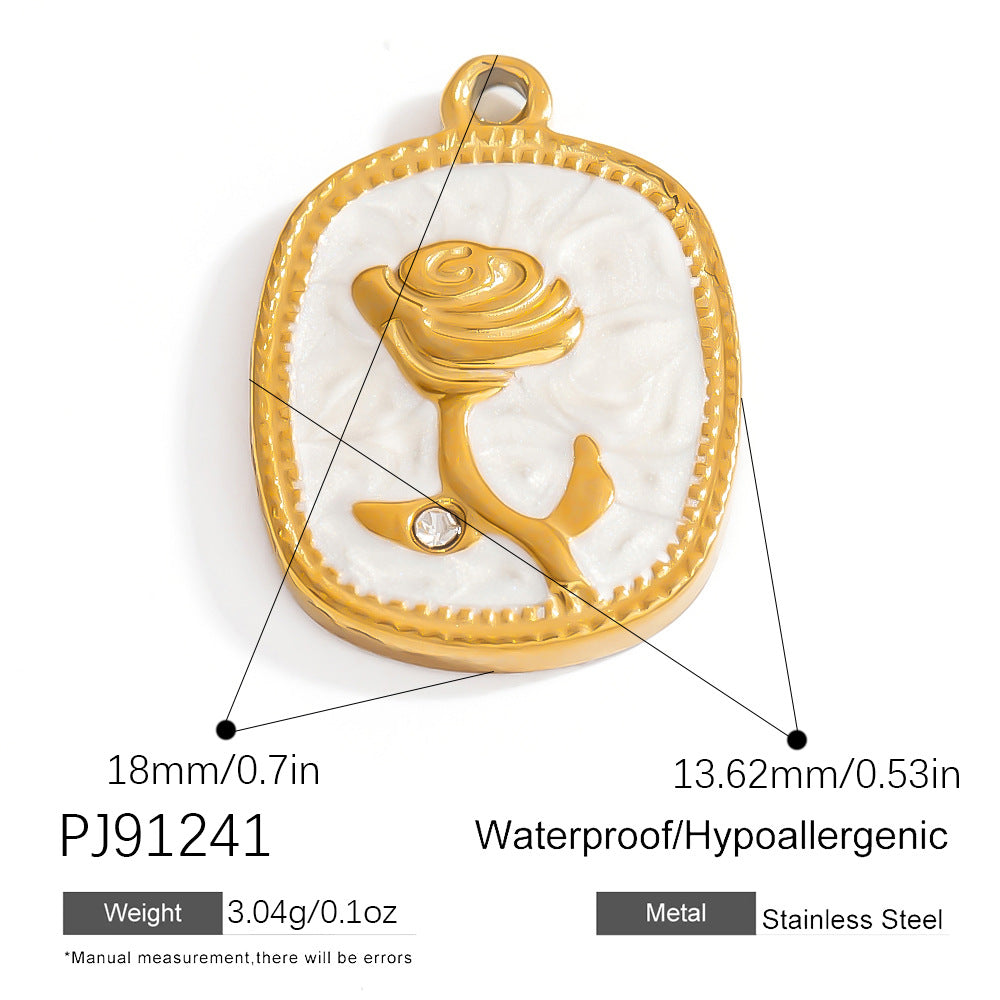 Bohemian Style Stainless Steel Beach Pendant Necklace