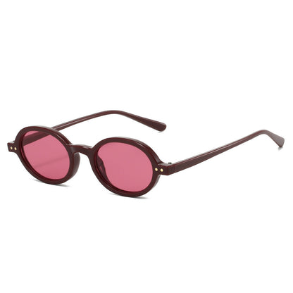Retro Oval Sunglasses for Women Stylish UV400 Protection