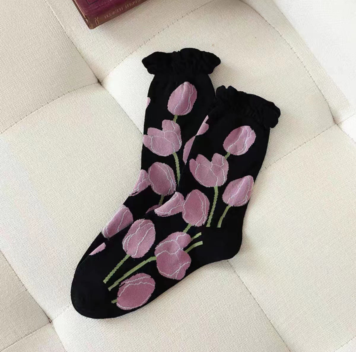 Rufia - Tulip Pattern Socks