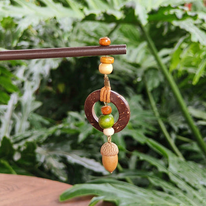 Flower Hairpin Handmade Alloy Hair Accessories Ethnic Style