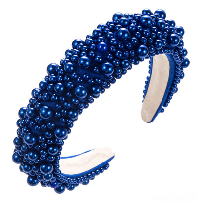 Baroque Pearl Headband Handmade Cute Hair Accessory