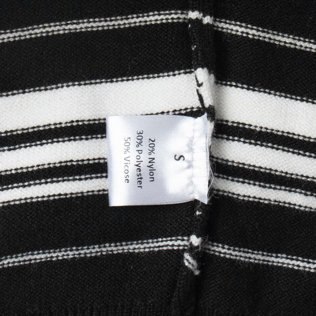 Striped Polo Collar Knitted T-Shirt Casual Retro Style