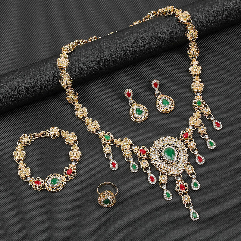 Exaggerated Statement Necklace Jewelry Set for Women