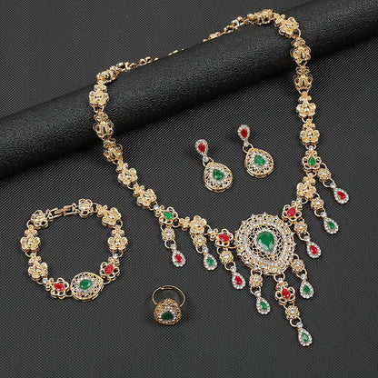 Exaggerated Statement Necklace Jewelry Set for Women