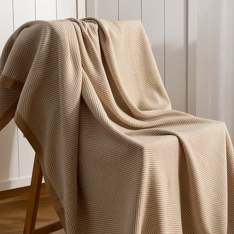Repeating Geometric Cozy Throw Blanket