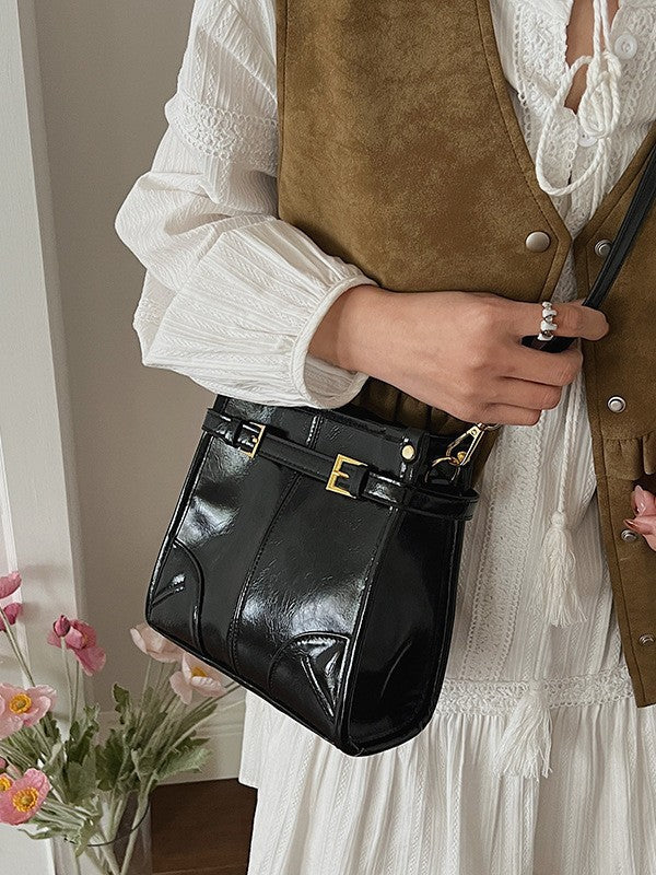 Women's Trendy Reflective Mini Crossbody Bag