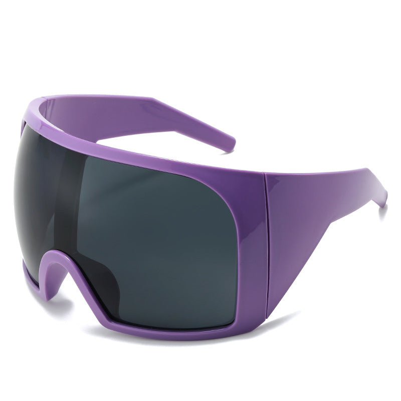 Futuristic Wraparound Sunglasses for Men and Women