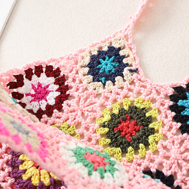 Bohemian Handmade Crochet Bag - Exquisite Handcrafted Handbag