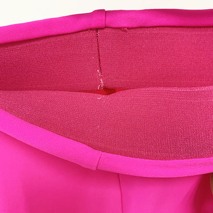 Fluorescent Pink High-Stretch Leggings