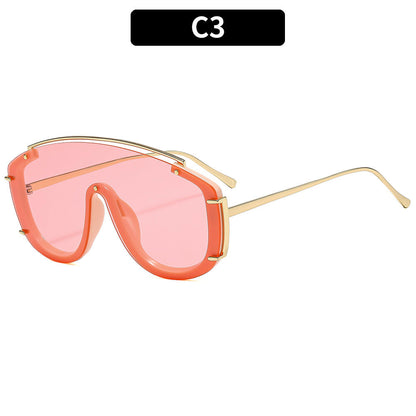 Trendy Oversized UV400 Sunglasses for Unisex Fashion