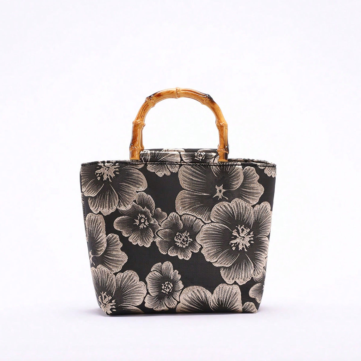 Fashionable Floral Tote Bag Soft PVC Street Style