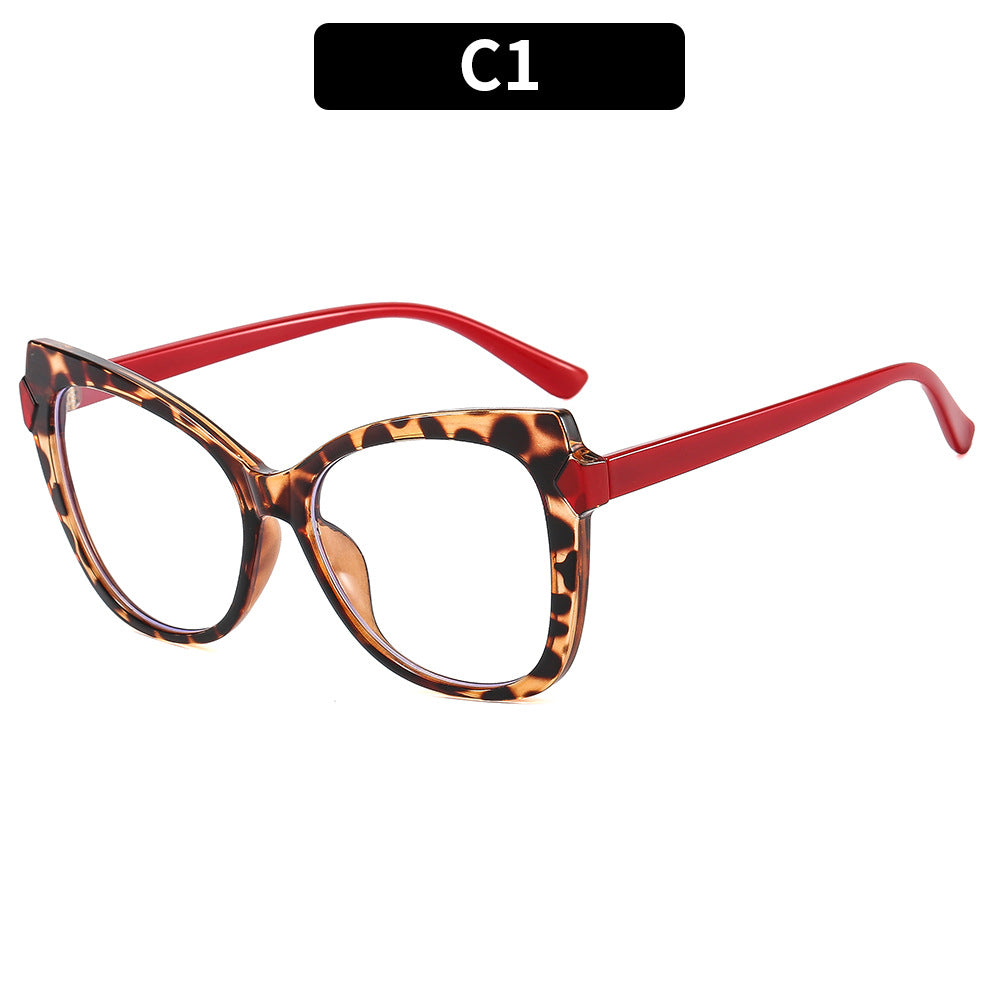 Cat-Eye Blue Light Blocking Glasses TR90 Colorful Frame Fashionable Eyewear