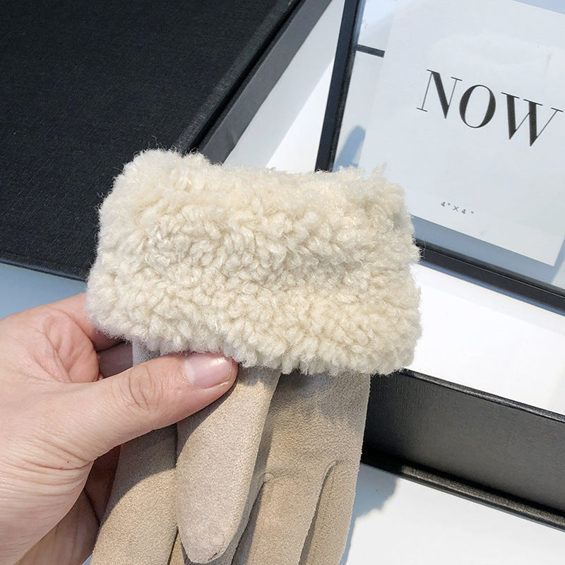 Winter Touch Screen Thermal Suede Gloves