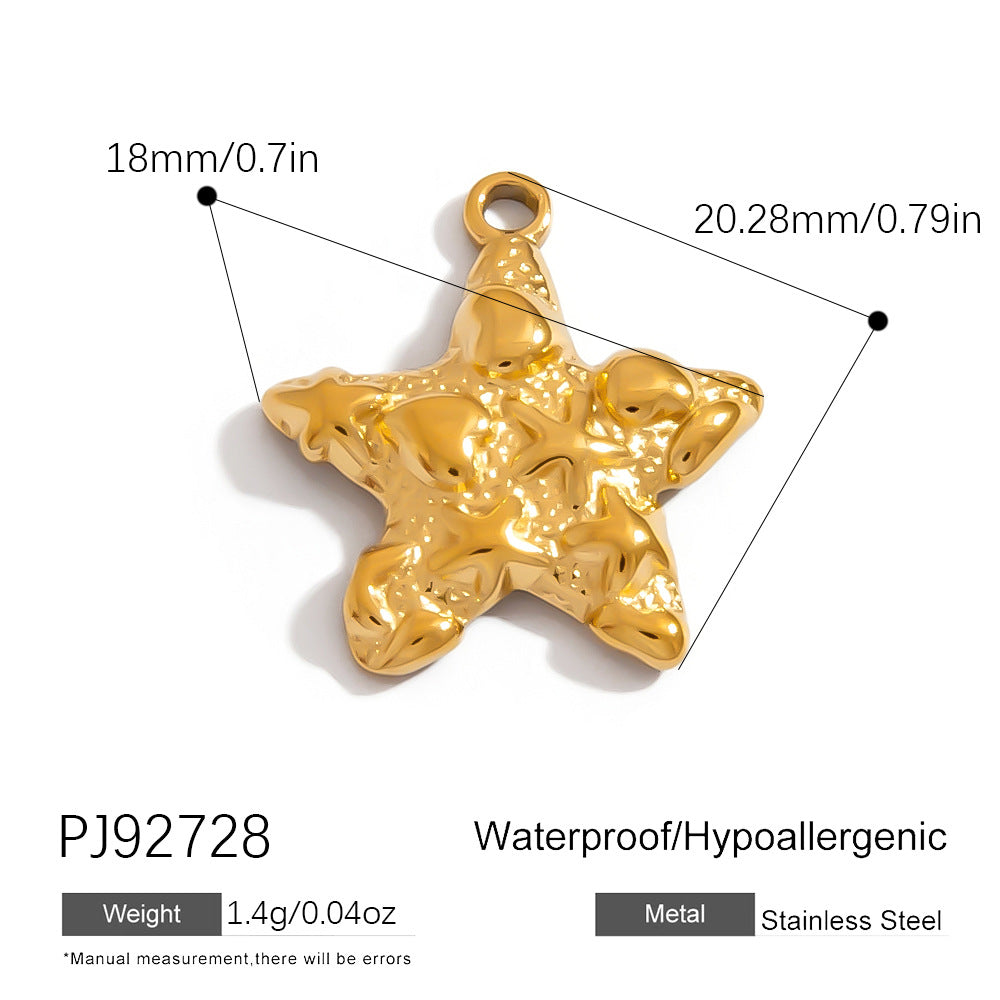 DIY 18K Gold Plated Stainless Steel Jewelry Accessories for Bracelets and Necklaces