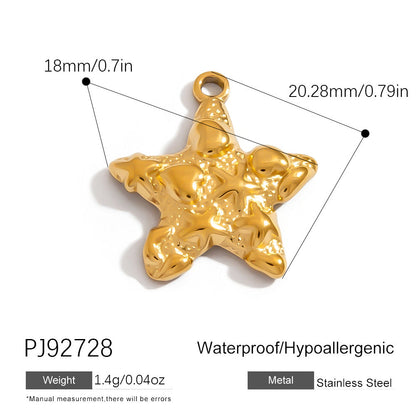 DIY 18K Gold Plated Stainless Steel Jewelry Accessories for Bracelets and Necklaces