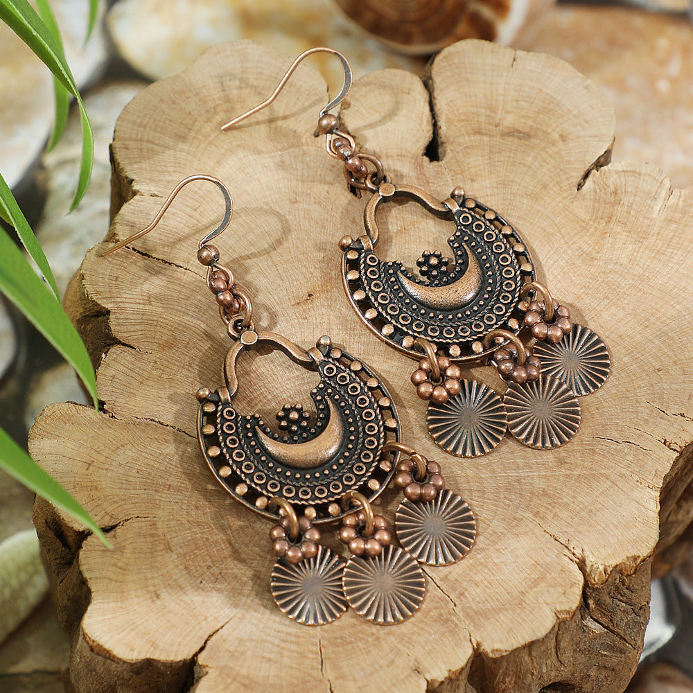 Bohemian Style Vintage Owl Earrings Zinc Alloy Jewelry