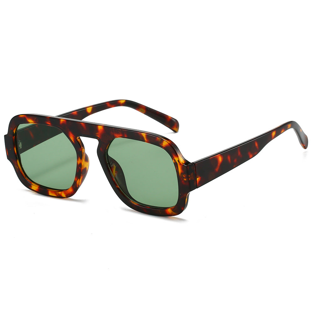 Pilot Sunglasses Stylish Oval Frame UV400 Protection