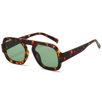Pilot Sunglasses Stylish Oval Frame UV400 Protection