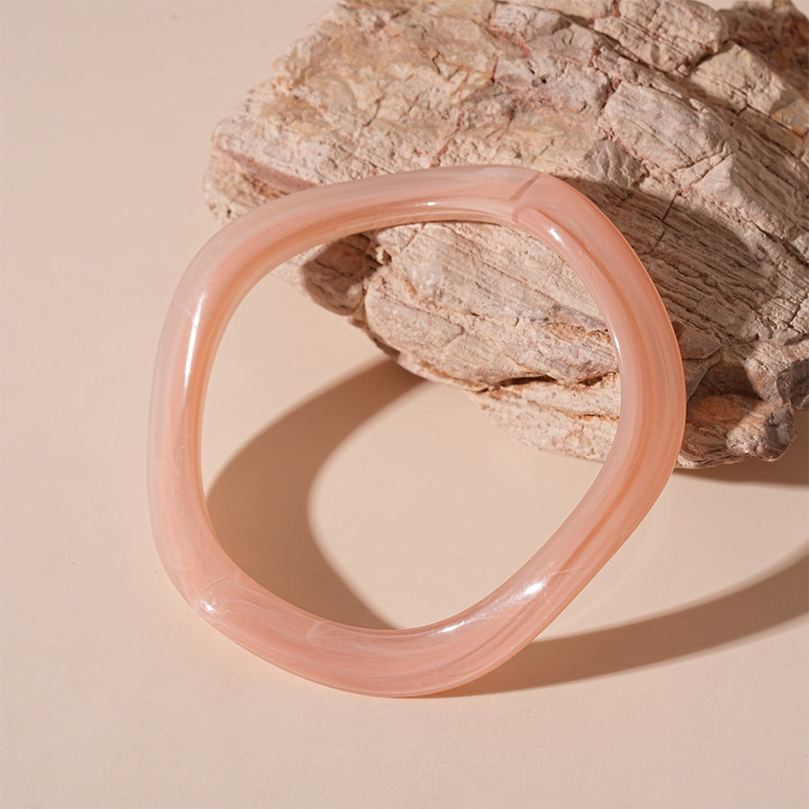 Irregular Wave Single Acrylic Bracelet