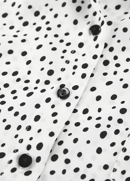 Polka Dot Lounge Set Lightweight Breathable Fabric