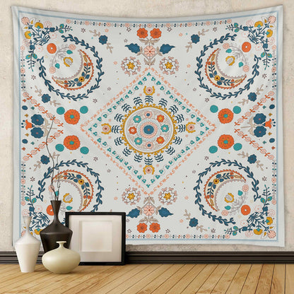 Bohemian Tapestry Room Decoration Hanging Cloth Datura Decorative Cloth Tapestry
