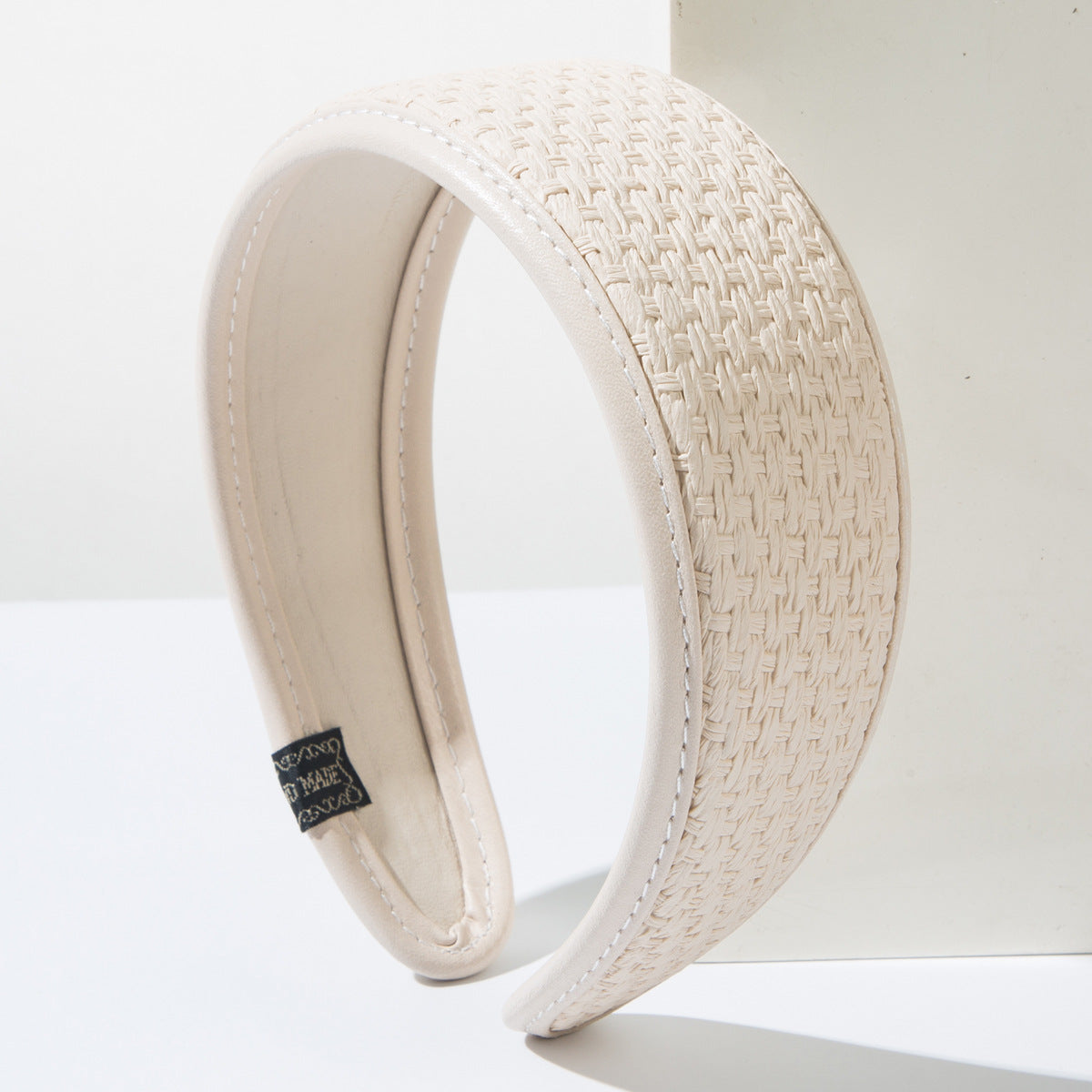 Woven PU Leather Headband Stylish Casual Hair Accessory