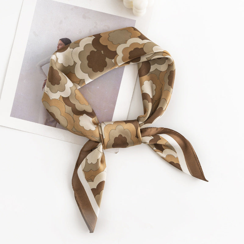 Scarvii -  Floral Square Scarf