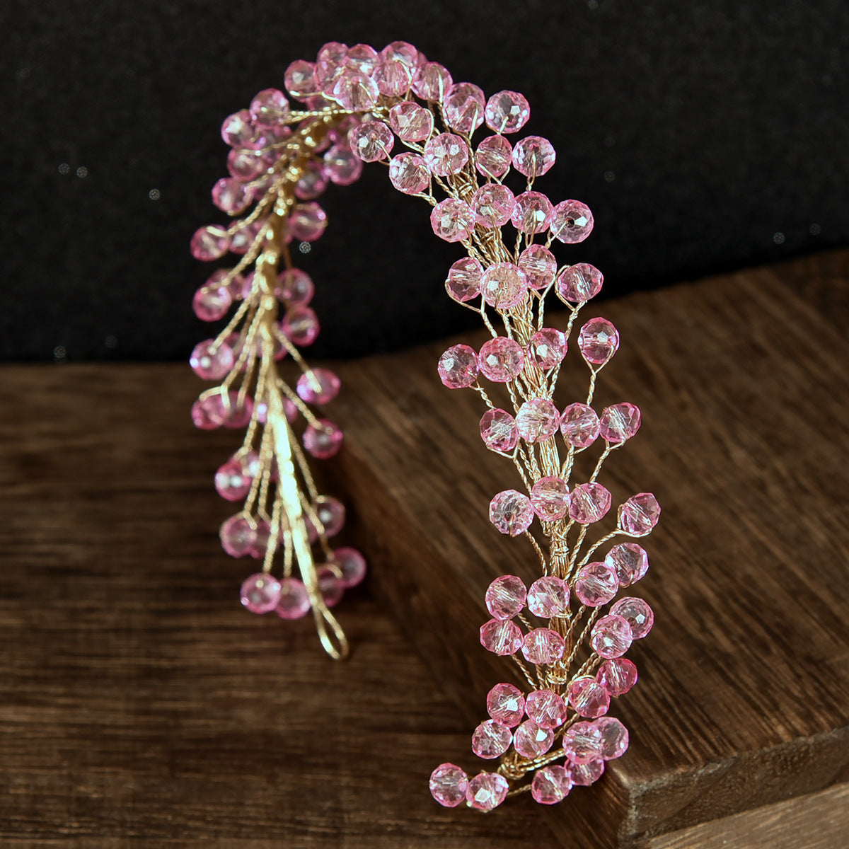 Crystal Pearl Headband Hair Accessory for Weddings