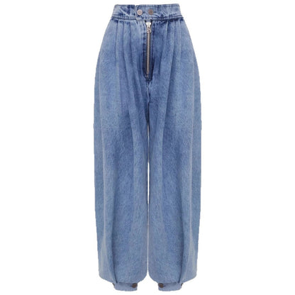Trendy High Rise Harem Baggy Denim Pants