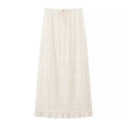 Sexy Ruched Cami Top and Skirt Sets
