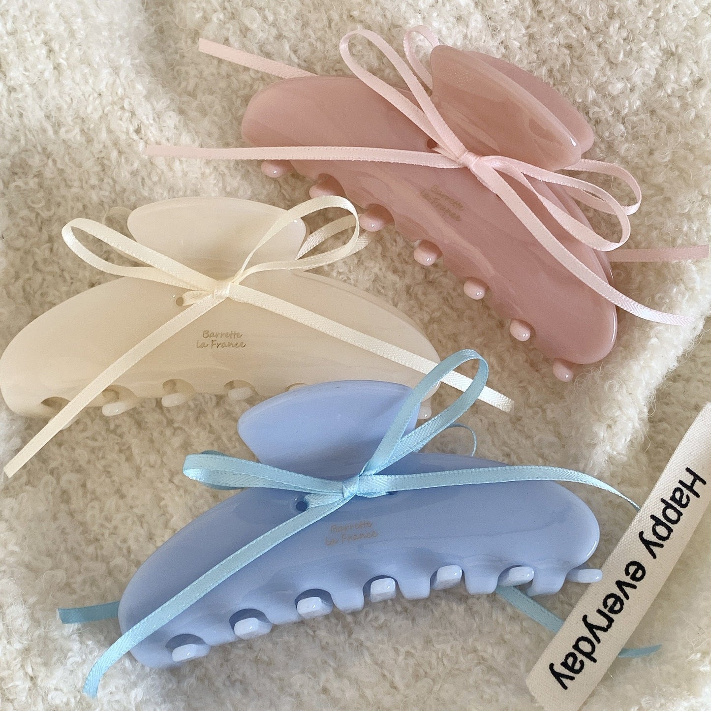 Sweet Bow Ribbon Claw Clip