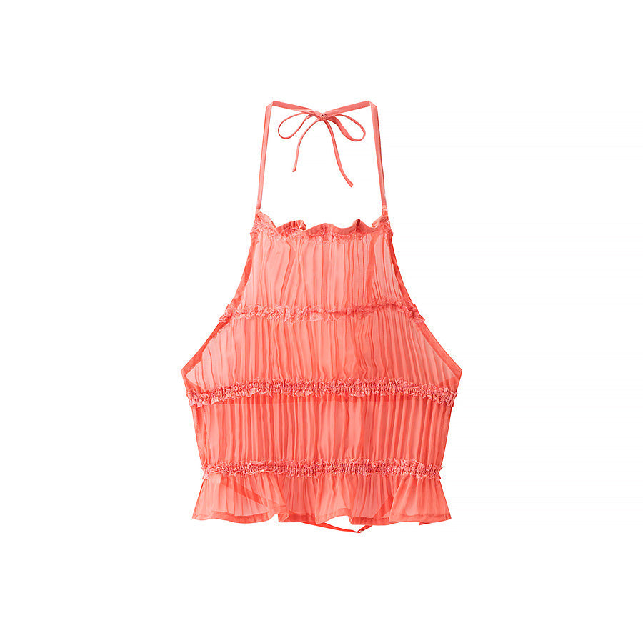 Sexy Ruched Cami Top and Skirt Sets