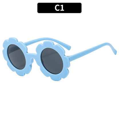 Colorful Children’s Classic Sunflower Sunglasses Cute UV Protection