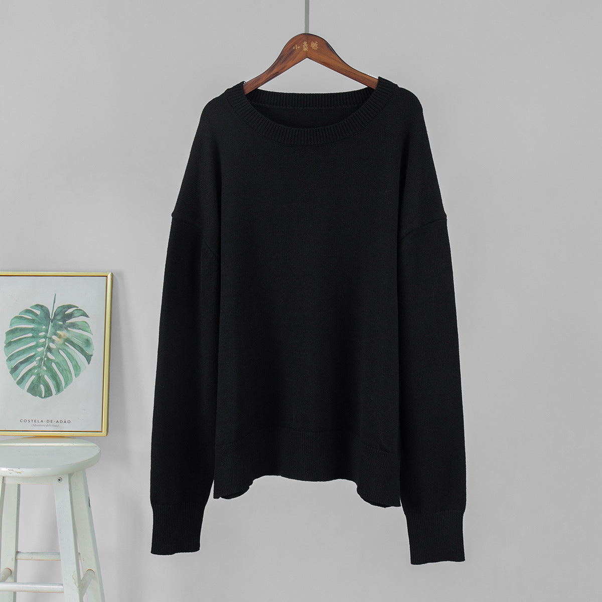 Cozy Crew Neck Knitted Sweater Casual All-Season