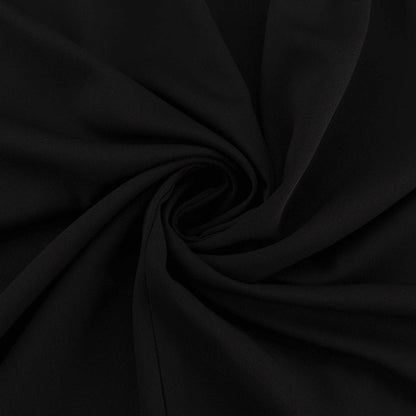 Elegant High-Slit Black Maxi Skirt