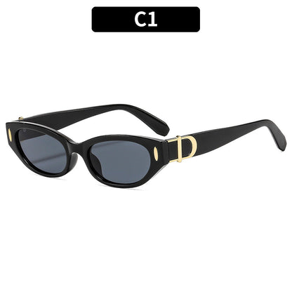 Trendy Retro Cat Eye Sunglasses UV400 Protection