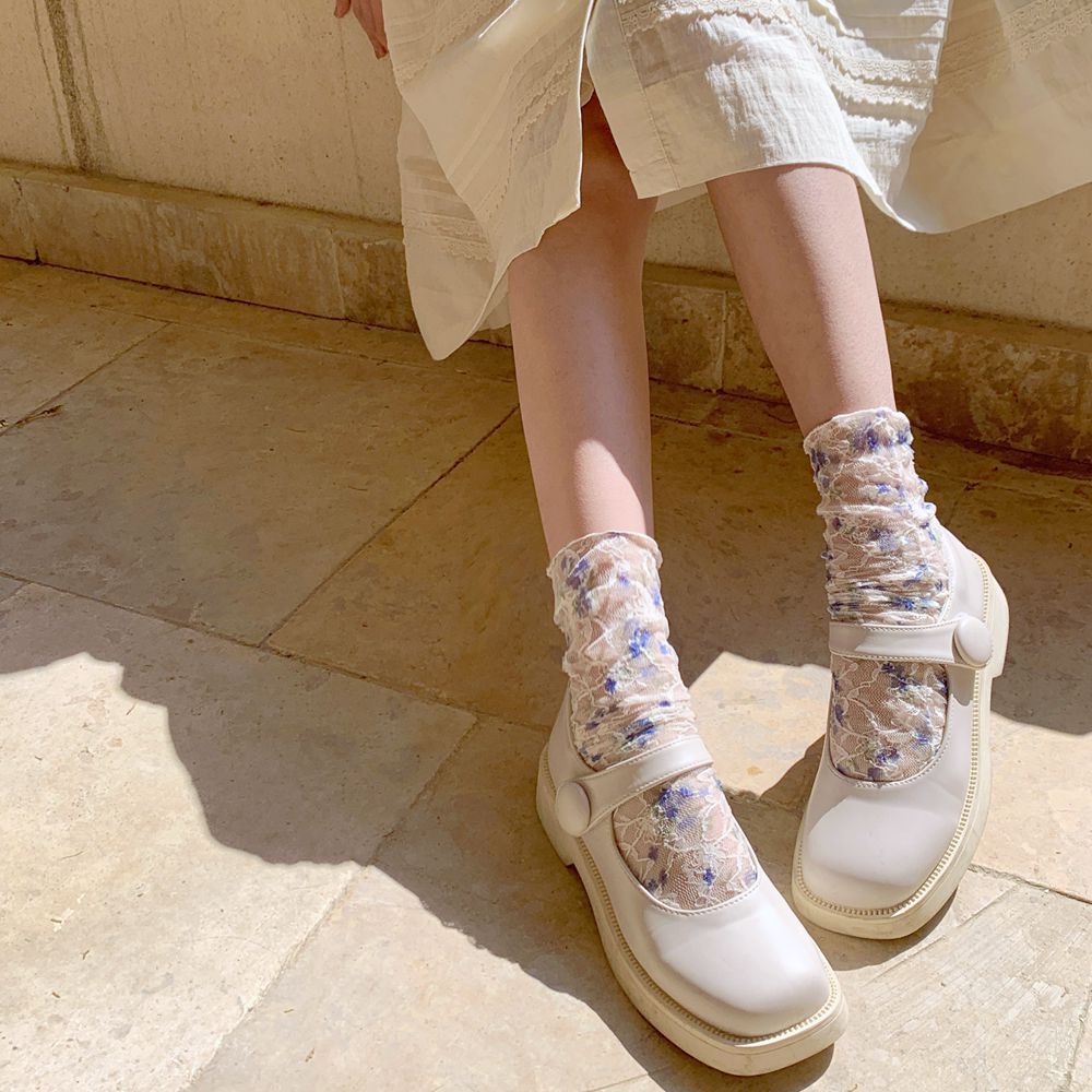 Rufia -  Garden Series Lace Loose Socks