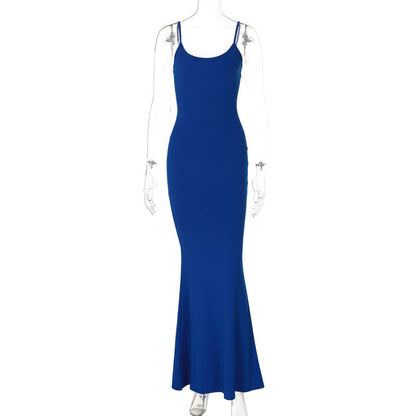Casual Sleeveless High-Waisted Maxi Dress