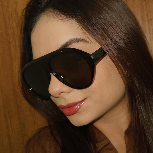 Vintage Oversized Pilot Sunglasses UV400 Outdoor Eyewear