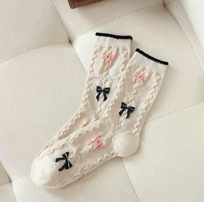 Rufia - Tulip Pattern Socks