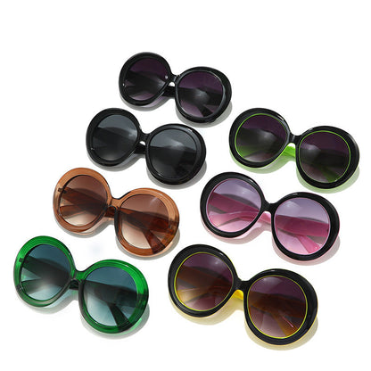 Trendy Round Frame Sunglasses for Women