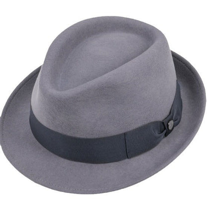 Vintage Wool Jazz Hat Adjustable Stylish Outdoor