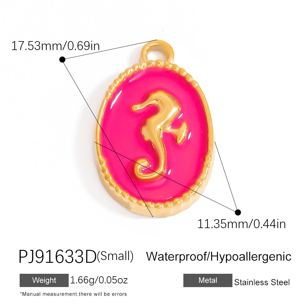 Bohemian Style Stainless Steel Beach Pendant Necklace