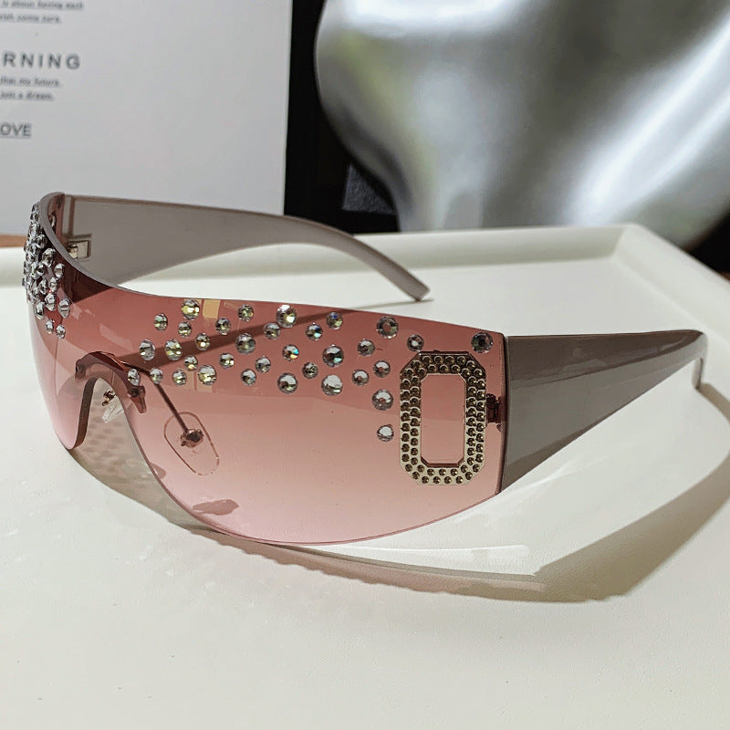 Trendy Stylish Oversized Round Frame Sunglasses for Women