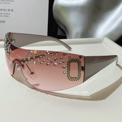 Trendy Stylish Oversized Round Frame Sunglasses for Women