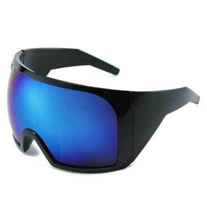 Futuristic Wraparound Sunglasses for Men and Women
