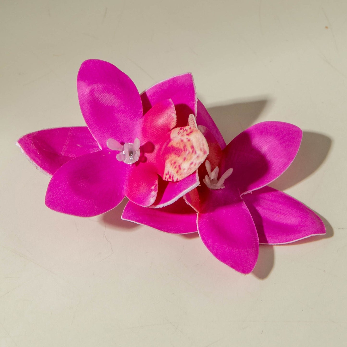 Bohemian Style 3D Orchid Flower Earrings Handmade Statement Jewelry