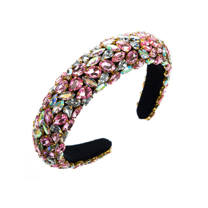 Women's Rhinestone Baroque Headband Festival Hair Accessory